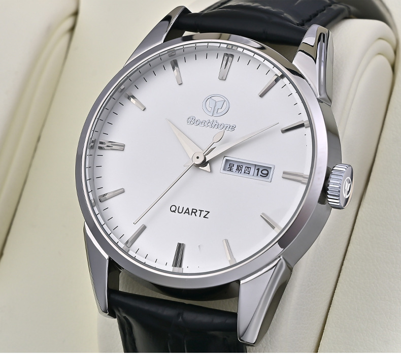 新款高端瑞士品牌宝航名表超薄石英电子手表时尚男士防水皮带手表