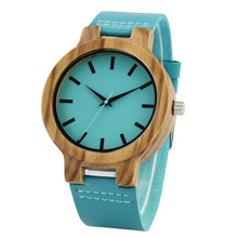 厂家直销新款木表简约休闲木头手表男士木表Woode Watch一件代发