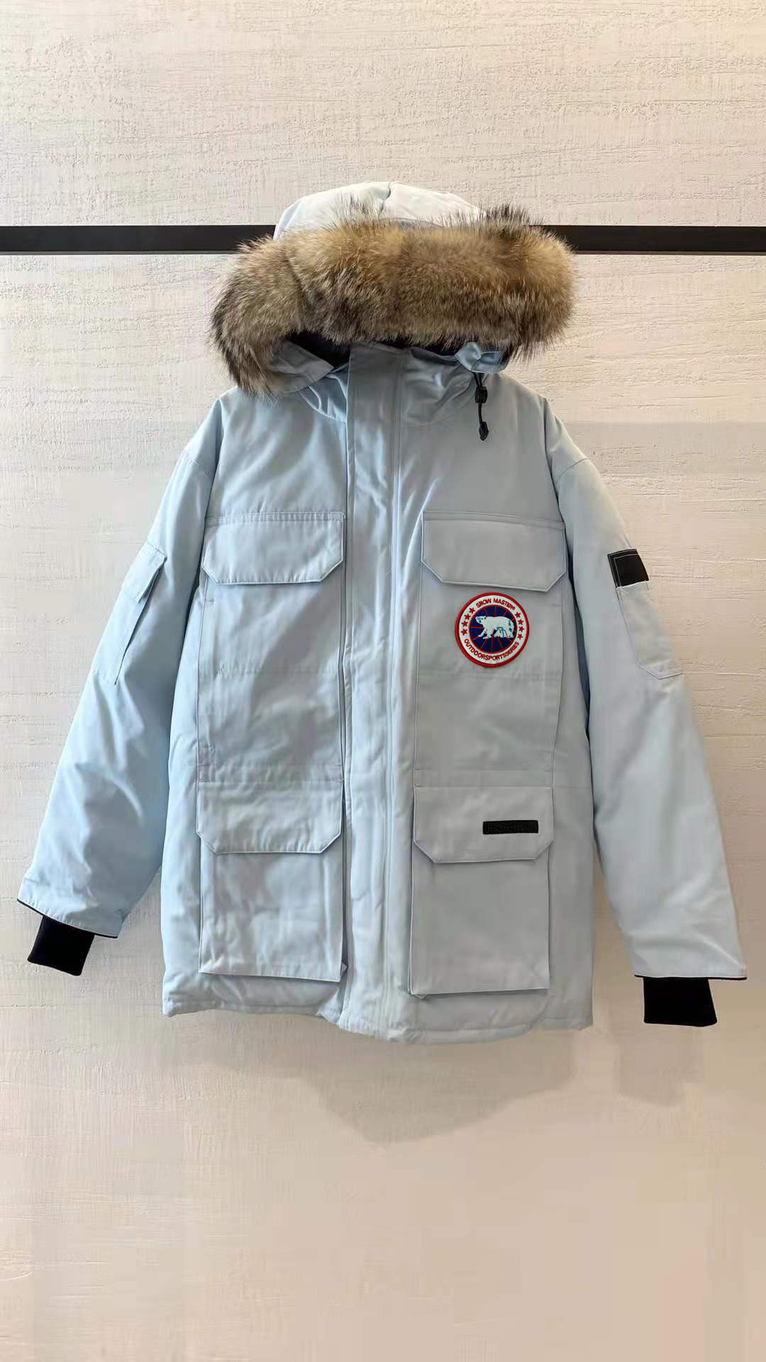 户外加拿大加厚保暖大鹅石墨灰羽绒服08远征款防水男女士派克服冬