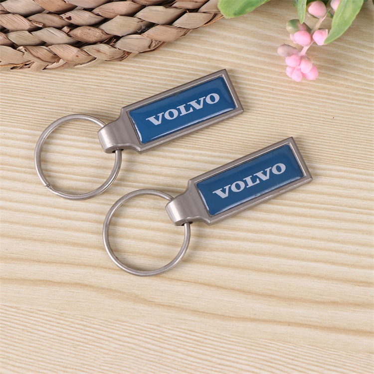 Enamel Paint Metal Keychains Color Printing Advertising Key Chain Creative Cartoon Shaped Key Pendants