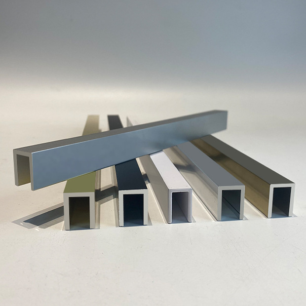 铝合金淋浴房型材开模定制玻璃隔断u型槽铝材加工定做氧化铝型材