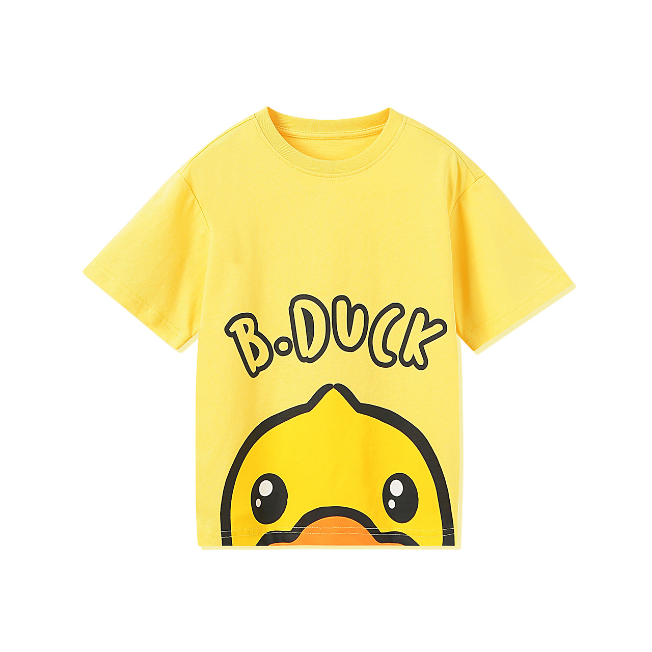 正品bduck小黄鸭童装儿童t恤男童短袖2022新款夏装中小童上衣体恤