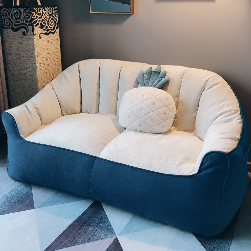 懒人沙发榻榻米豆袋网红小沙发坐垫卧室房间阳台躺卧地上软沙发床