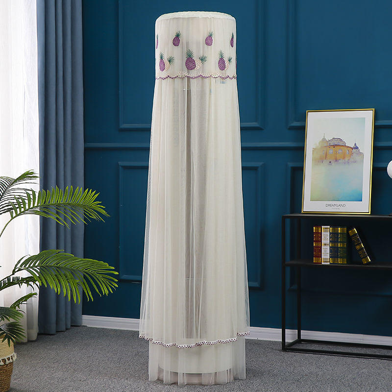 落地空调罩圆柱形防尘罩套通用开机不取美的海尔立式柜机空调套罩