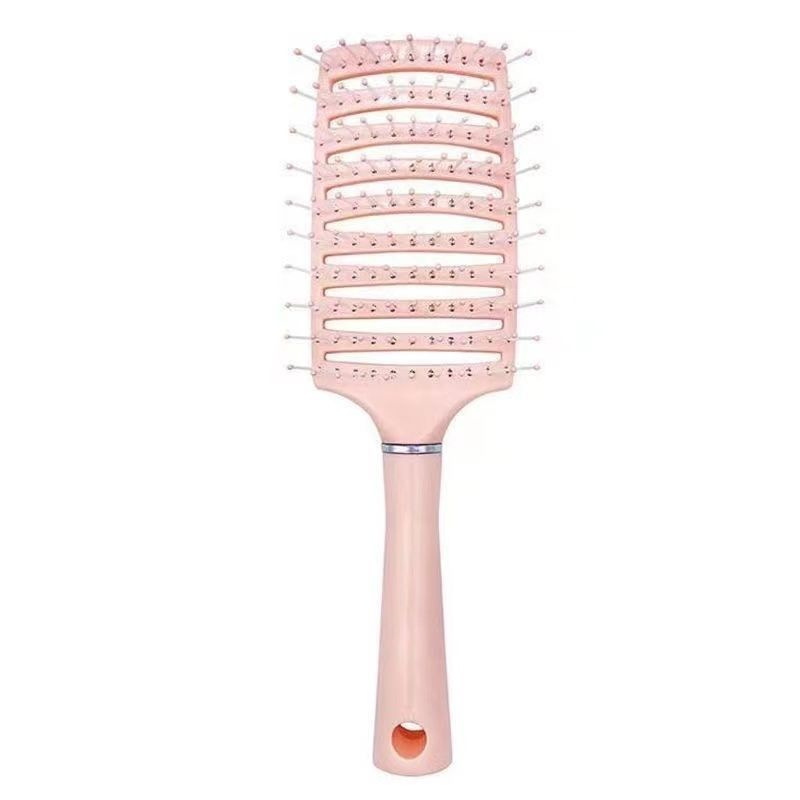 Yangzi Fluffy Comb Ms. Long Hair Massage Comb Hairdressing Comb Travel Portable Big Curved Comb Vent Comb