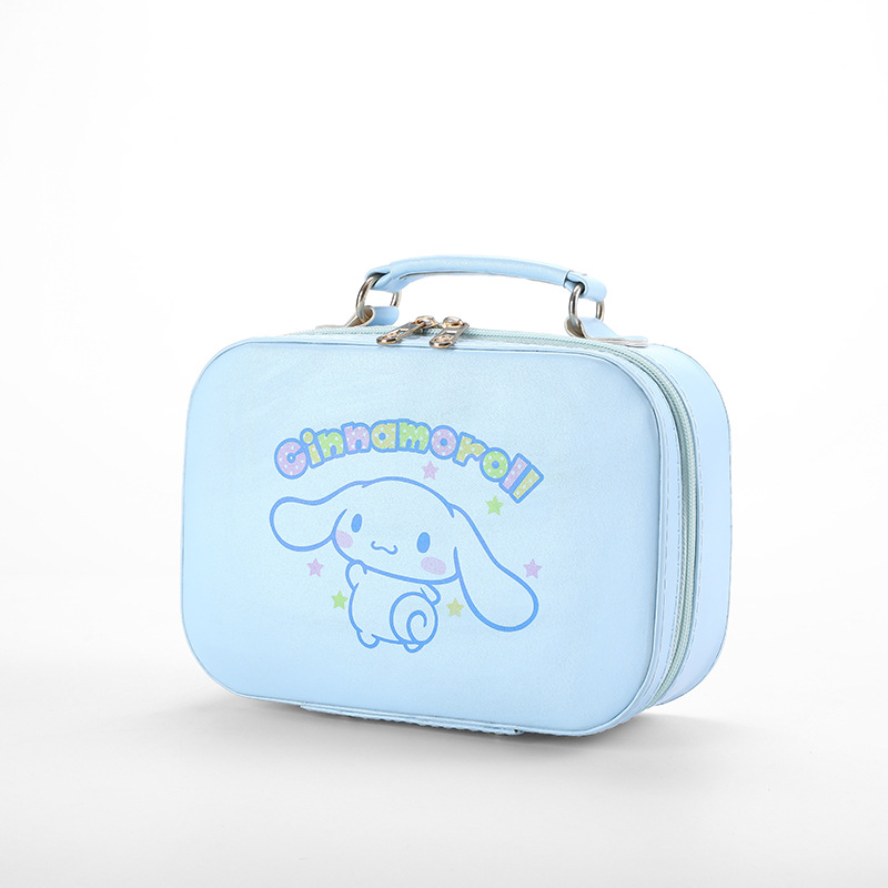 New Korean Style Cartoon Cosmetic Bag Portable Waterproof Portable Cosmetic Case Women's Storage Box Multi-Color Cosmetics Customization