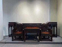 老挝红酸枝巴里黄檀灵芝中堂翘头神台供桌仿古典新中式红木家具