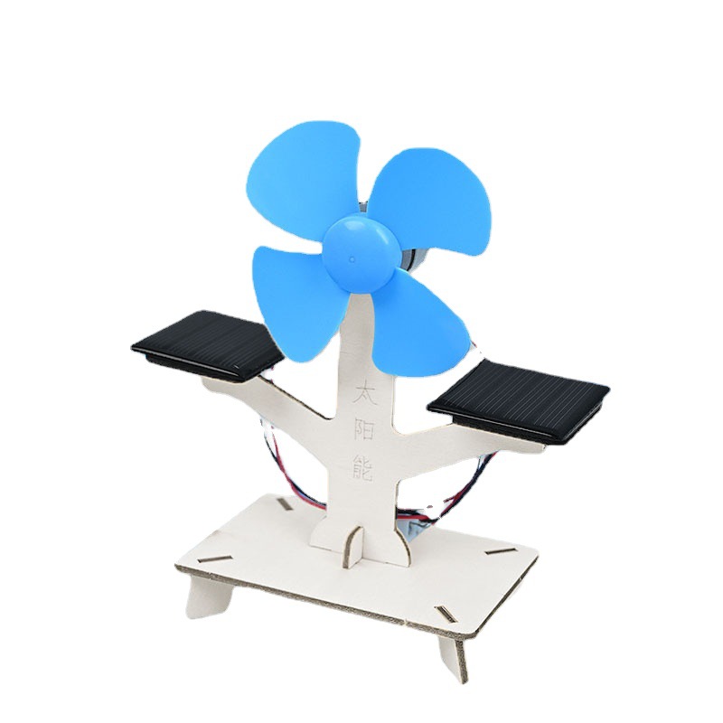 DIY Solar Automatic Fan Energy Conversion Science Experiment Science and Education Material Kit