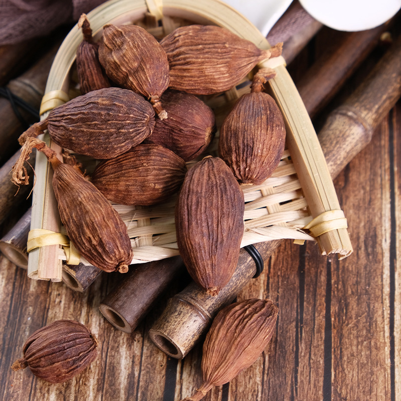 云南草果500g 批发散装 提香大料草果八角桂皮 食用调味品香料