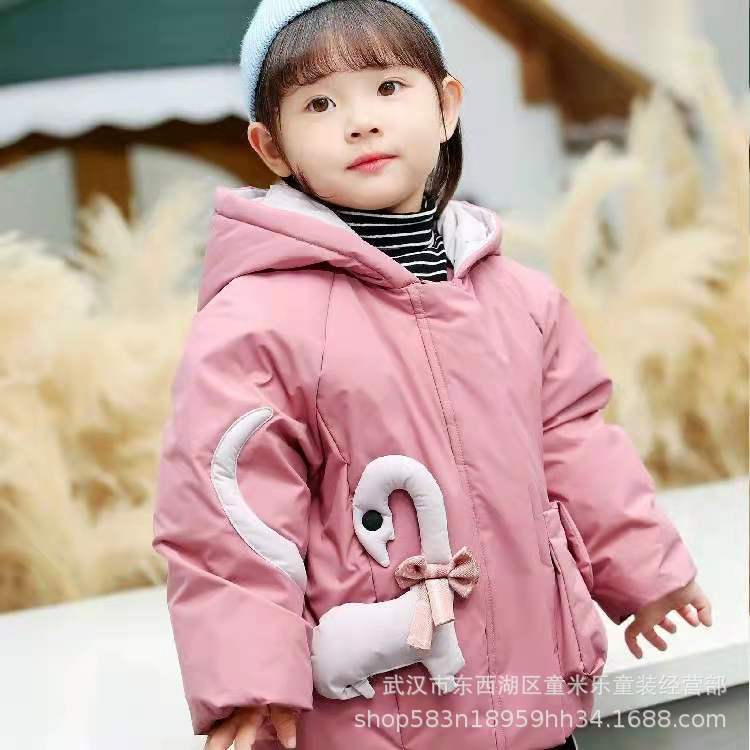 迪s士尼童装羽绒服 冬季贝贝b王国外套 品牌童装折扣批发大d风车