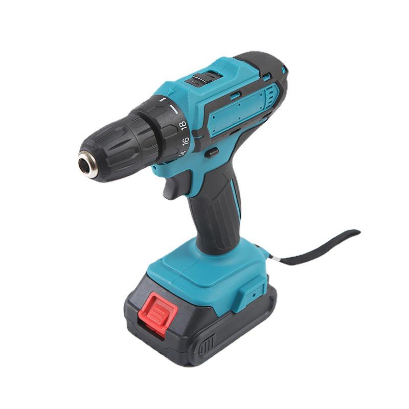 厂家货源多功能手电钻手持充电式锂电冲击电钻家用电动打孔钻定制