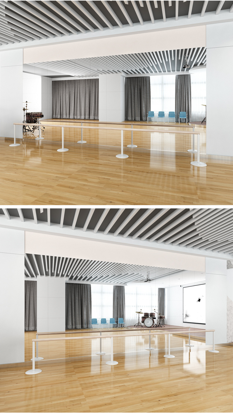 舞蹈室镜练功房跳舞家用超大全身落地镜子贴墙自粘墙面装饰健身房