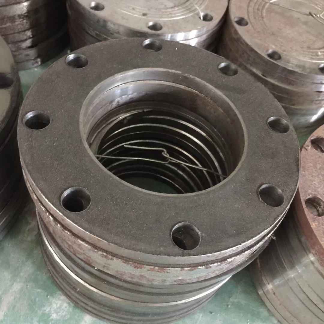 钢板铁法兰锻打法兰盘对接丝口焊接盲板法兰封口对焊对接管法兰