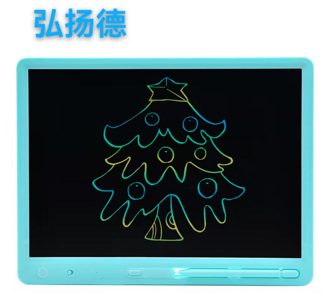 New 15-Inch LCD Handwriting Board Children's Drawing Board Intelligent Graffiti Writing Board Light Energy Electronic Blackboard