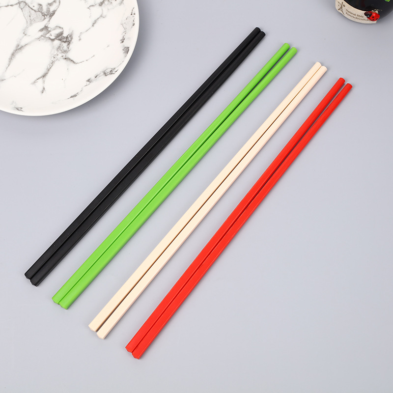 10 Pairs Commercial Restaurant Melamine Disinfection Chopsticks Mildew-Proof Non-Slip Daily Necessities Wholesale Disinfection Cabinet Special Tableware