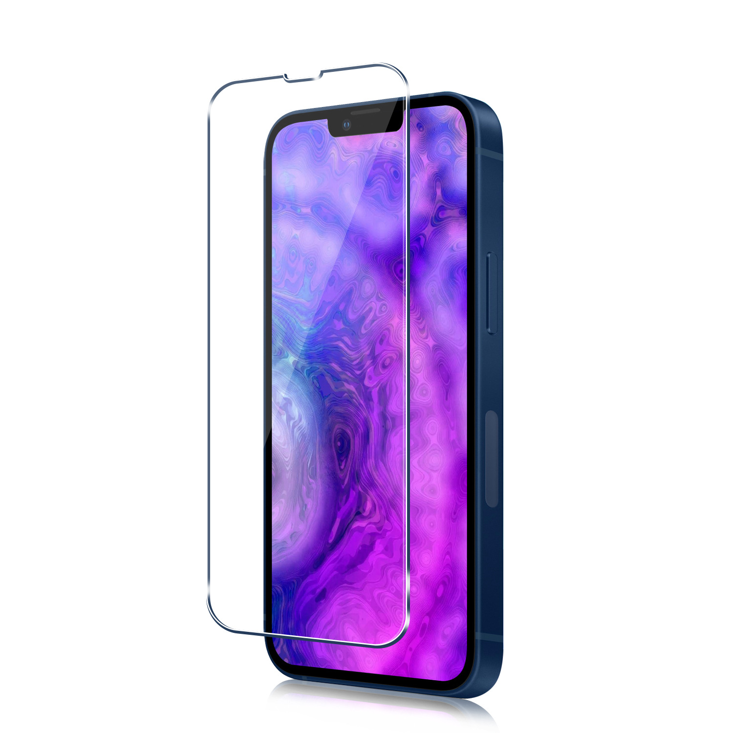 适用iphone13钢化膜 高清高透2.5d防刮痕苹果13屏幕保护膜镜头膜