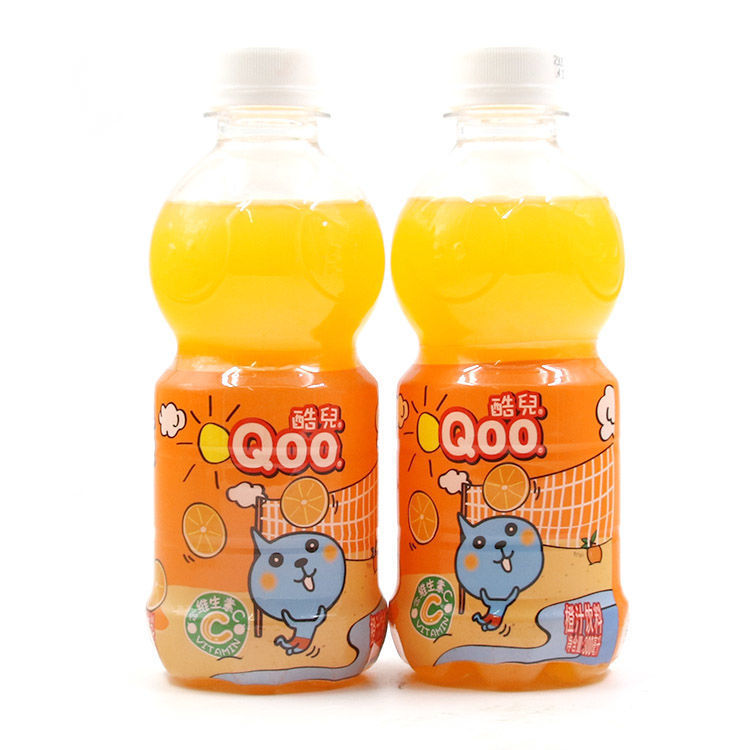 美汁源果粒橙酷儿饮料300ml/瓶汁汁桃桃儿童夏季休闲饮品厂家批发