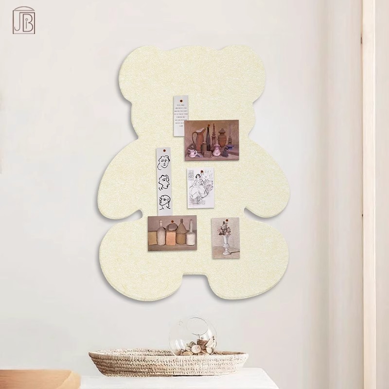 Special-Shaped Felt Board Office Exhibition Board Cultural Wall Photo Wall Punch-Free Message Board Felt Board Photo Wall