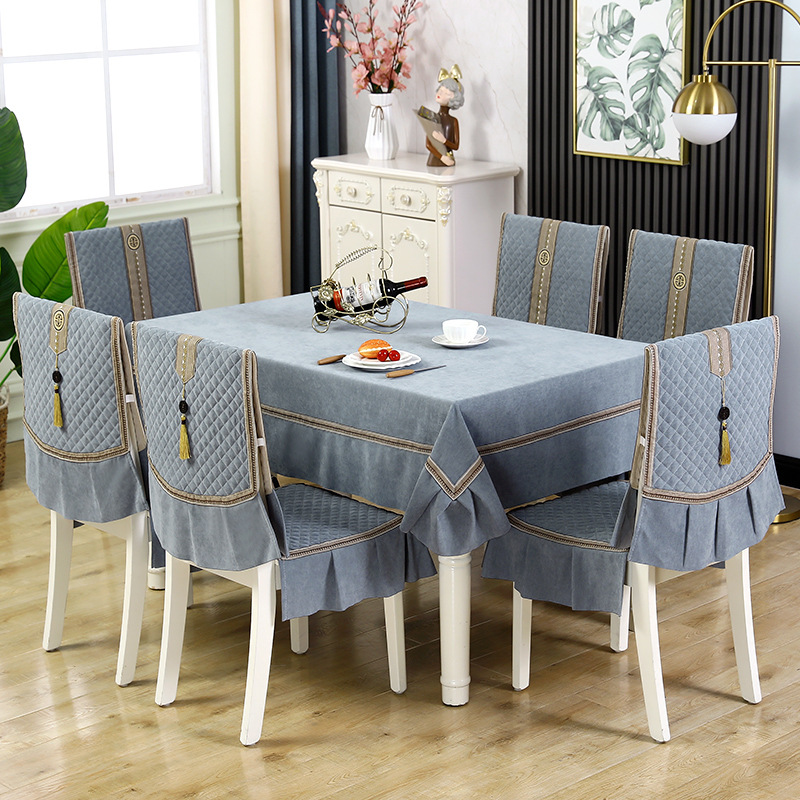 Dining Table Cloth Chair Cushion Set Household Chair Cover Home Fabric Dining Table Cloth Coffee Table Cloth Chair Cover Factory Wholesale