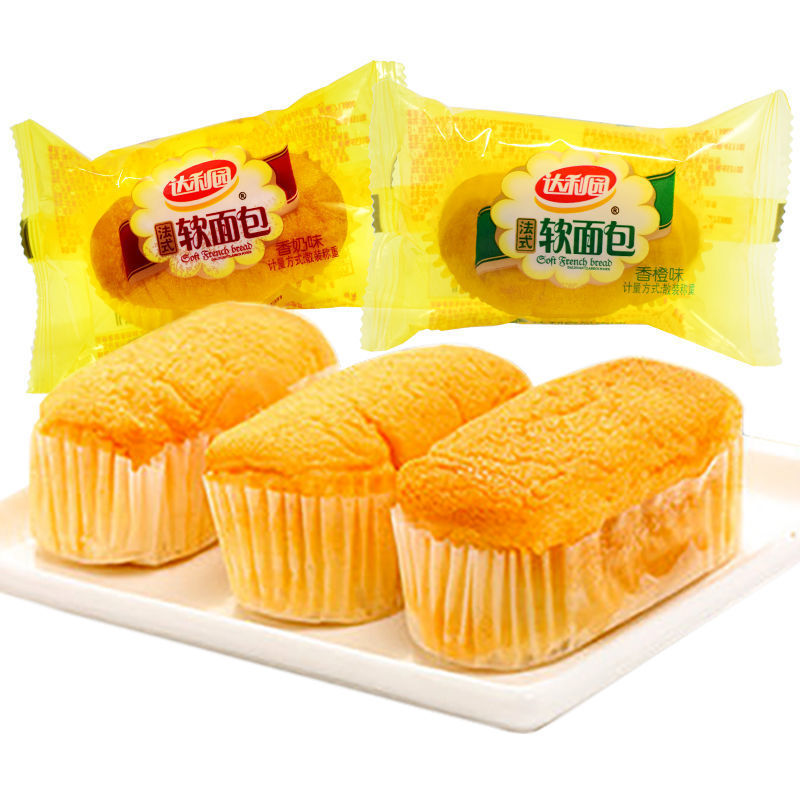 达利园软面包批发整箱手撕面包散装西式蒸蛋糕心早餐小吃休闲零食