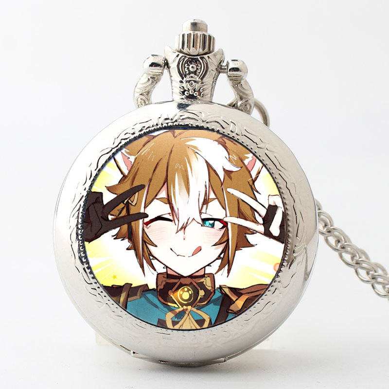 原神怀表手表项链学生男女青少年儿童翻盖胸表挂脖周边二次元