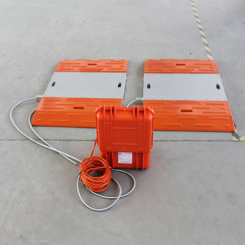 单轴30吨有线经济型汽车衡 两块板按键式称重仪 100吨便携式地磅