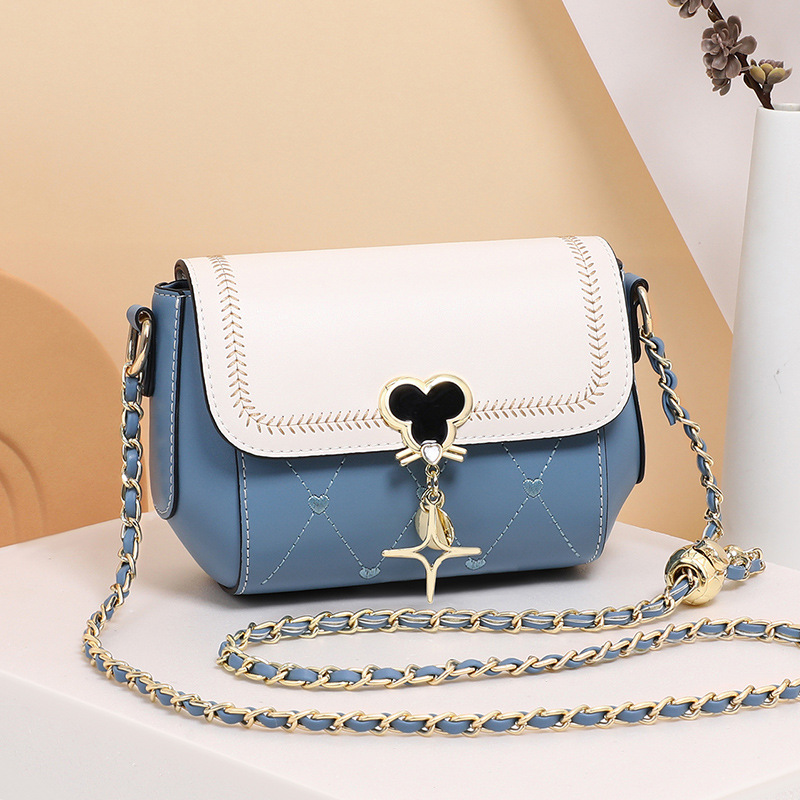 包包女2024新款女包链条包斜挎包小包真皮bags高级感精致腋下包