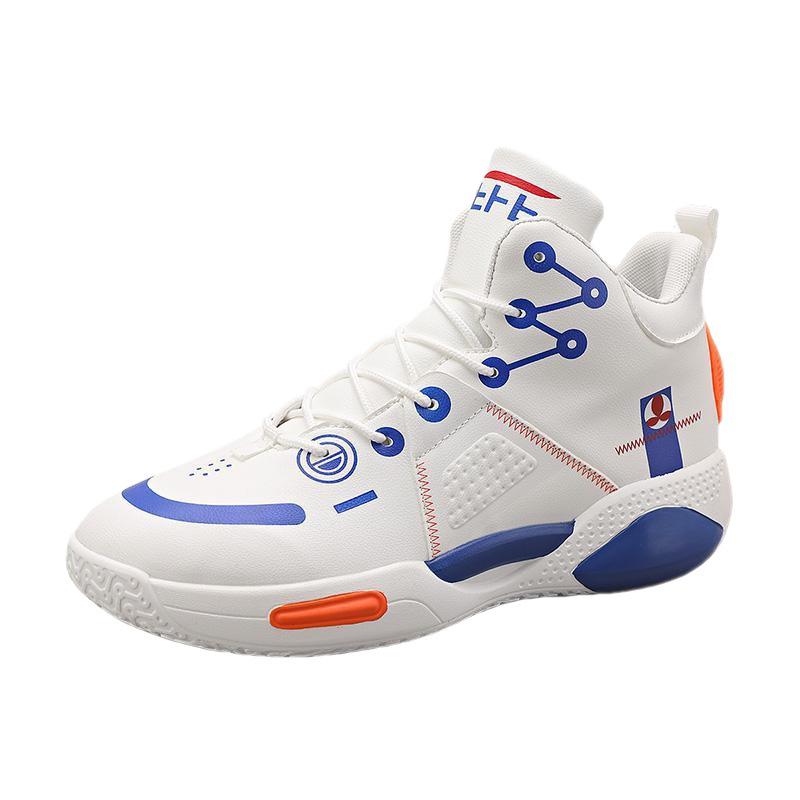 全城9棉花糖蓝篮球鞋10儿童8男童男学生初中生专业训练后卫实战冬