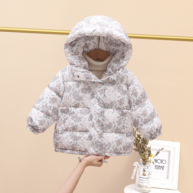 Factory Direct Sales 2023 Children's down and Wadded Jacket Winter Clothing Thickened Boys and Girls Little Children's Clothing Thick Coat Children's Cotton-Padded Jacket