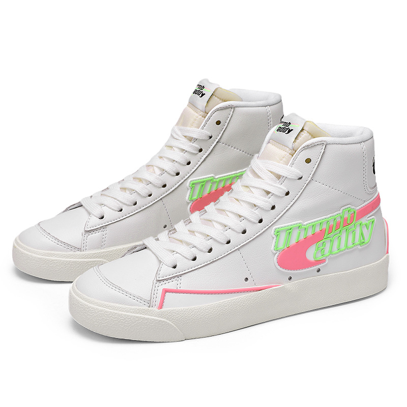 正品倒钩透气小白鞋莆田空军一号高帮aj运动休闲板鞋时尚潮流女鞋