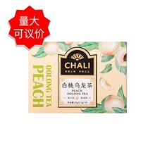 茶里chali 白桃乌龙茶2.5g*10茶包盒装 水果味三角袋泡茶原叶茶包