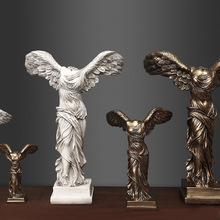 现代简约石膏像家居装饰办公室摆件艺术品胜利女神创意复古雕像