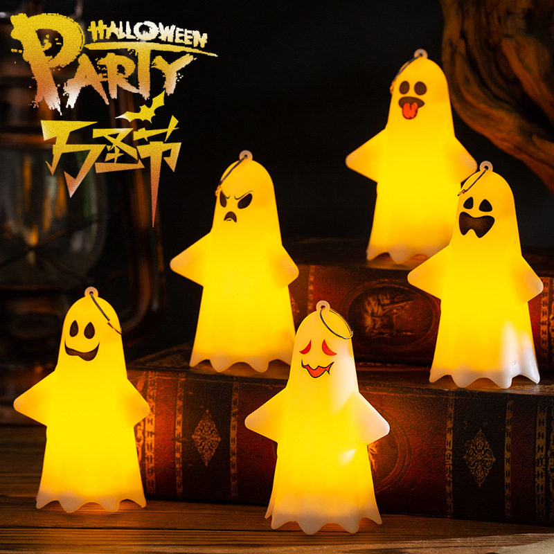 Halloween Decoration Hand-Held Pumpkin Lamp Halloween Troublemaker Halloween Ghost Hanging Party Props