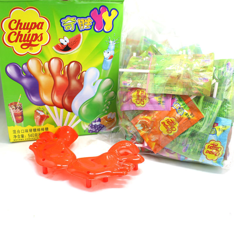 【批发】丫丫棒棒糖大脚丫糖创意棒棒糖装休闲零食