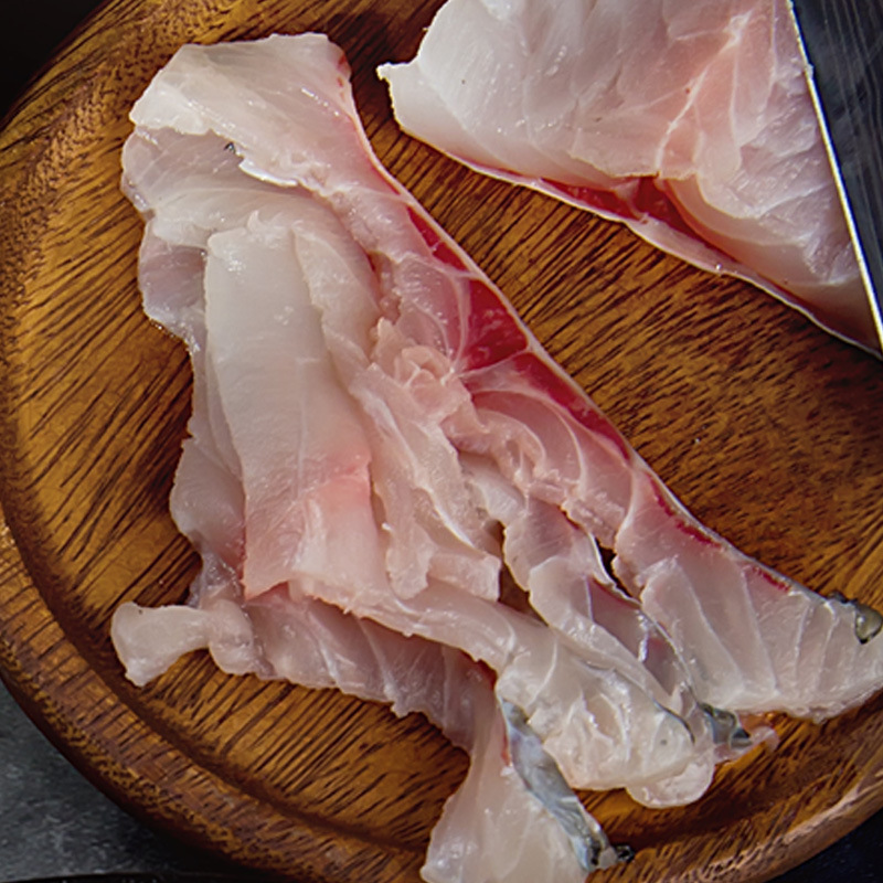 中裕脆肉鲩鱼柳片250g无骨酸菜鱼麻辣烫火锅食材脆皖鱼肉冷冻批发