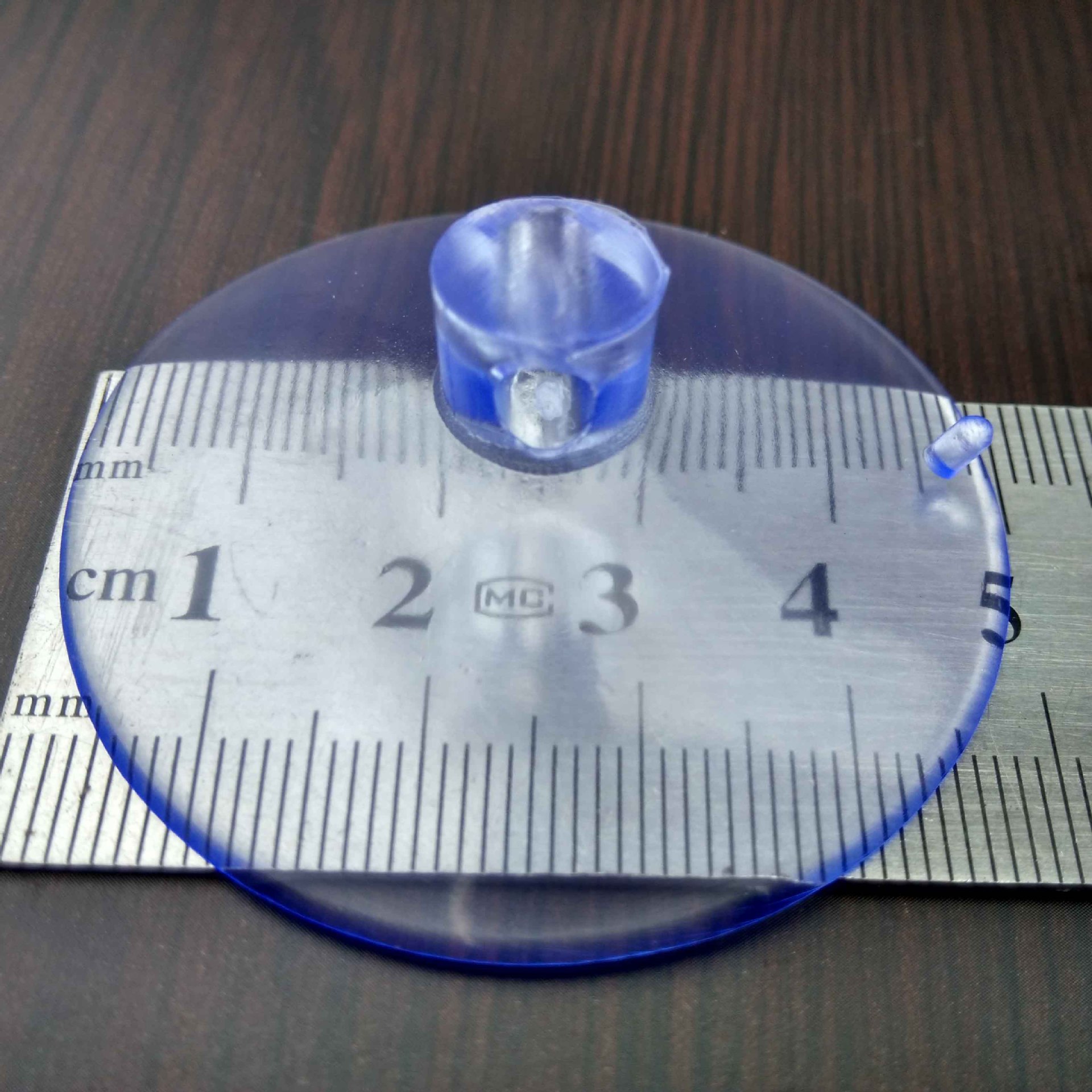 [厂家专业生产批发] 5.0CM 50MM穿孔 侧孔吸盘 透明PVC塑料吸盘