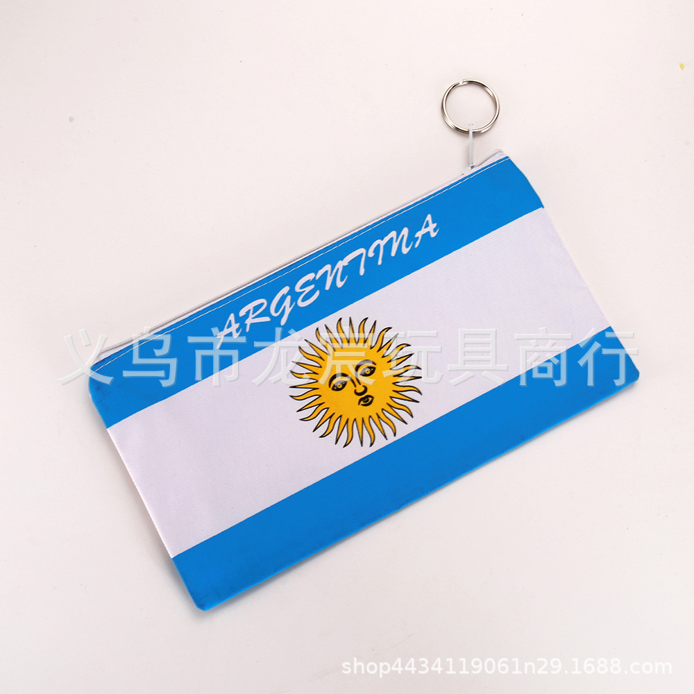 Argentina Pencil Case Creative Cartoon Stationery Box Large Capacity Stationery Saudi Arabia Zipper Oxford Cloth Pencil Bag