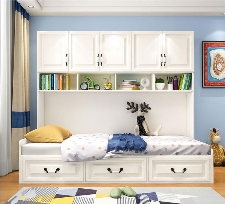 北欧客厅沙发床榻榻米书房高箱储物收纳床单人床板式抽屉踏踏米