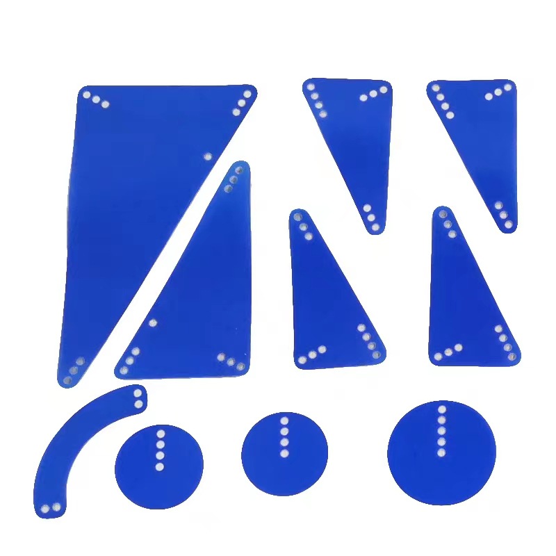 兼容乐高小颗粒积木科技件9686风扇叶机器人教具9688散装配件白色