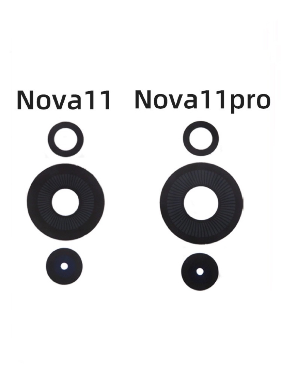 适用华为nova11 nova11pro摄像头镜片 后置相头镜头