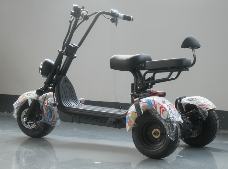 定制三轮电动车哈雷成年迷你城市代步卡丁车代步小海豚男女电瓶车