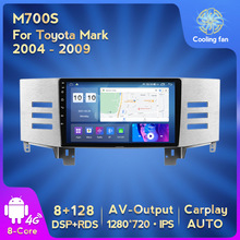 适用丰田Mark 2004 - 2009改装车载安卓后视蓝牙导航Carplay主机