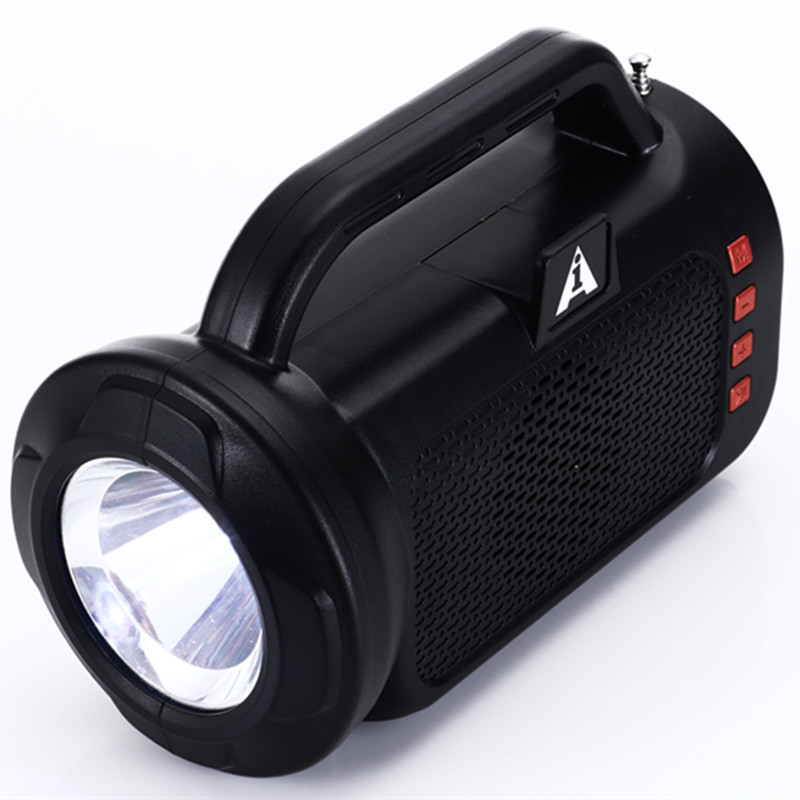 Foreign Trade Solar Energy Power Torch Portable Head Lamp Outdoor Night Fishing Light Support Bluetooth Speaker