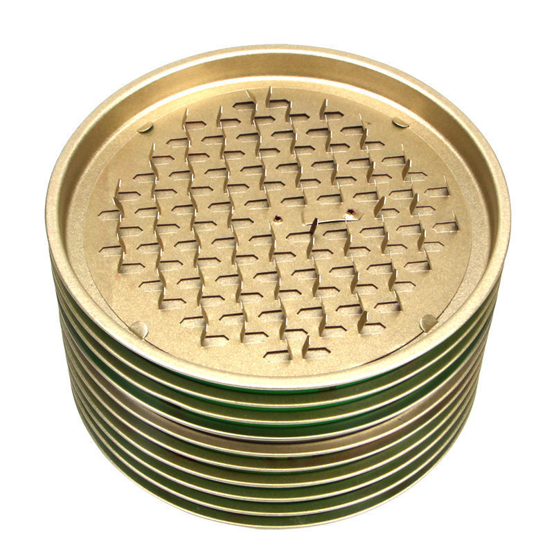 蚊香盘不锈钢网格蚊香架大号防火蚊香托盘蚊香支架10个装接灰盘