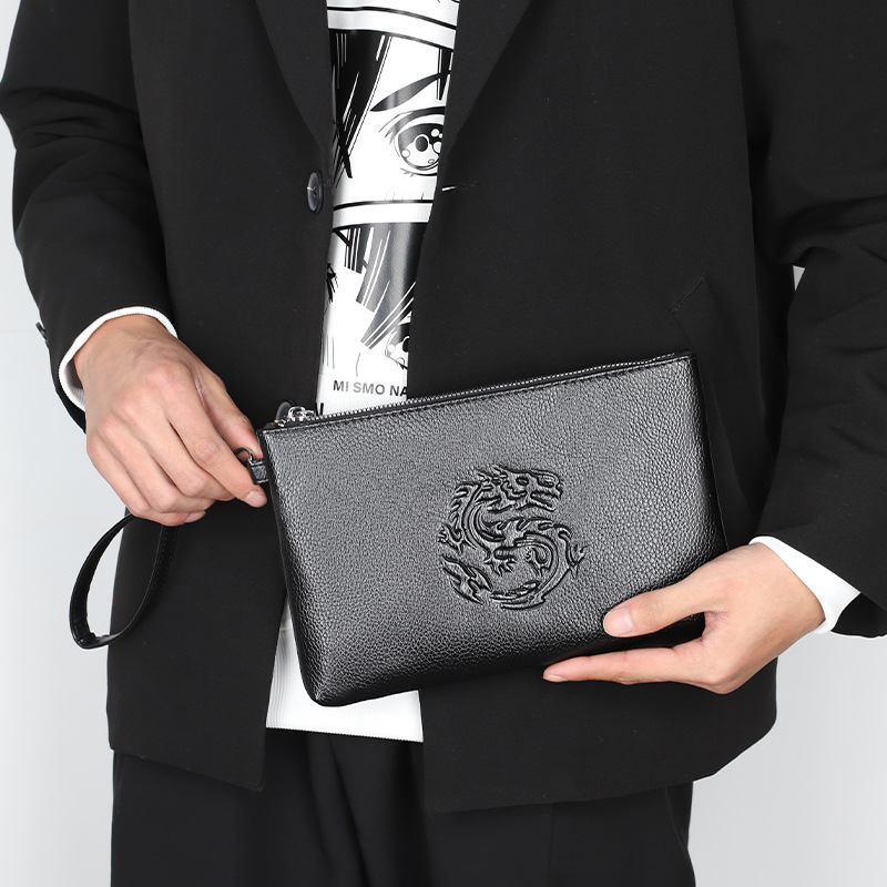 Men's Clutch 2022 New Fashion Envelope Business Commute Trendy Clutch Clutch Purse Men's Wallet