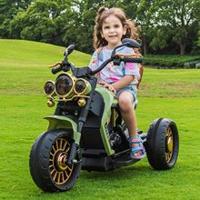 儿童电动摩托车三轮车男孩女玩具车宝宝电瓶车小孩可坐人遥控童车