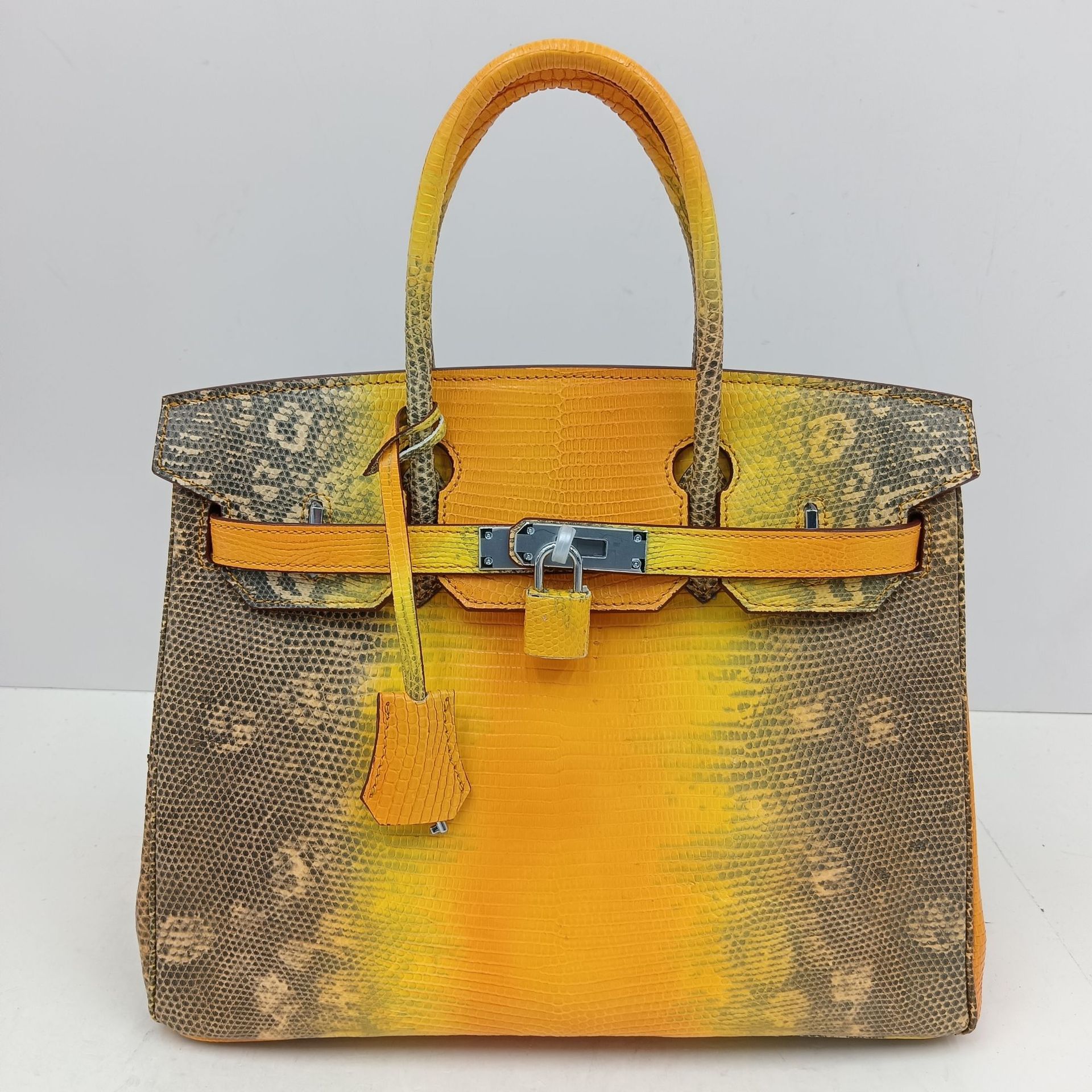 2024春秋新款铂金包蜥蜴皮肚皮大容量时尚大气手提单肩斜挎包