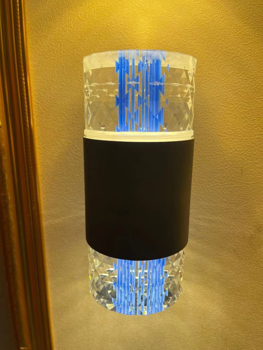 Modern Crystal Wall Light Sconce LED Wall Lamp Fixtures Wall Lighting for Living Room Bedroom Kitchen Entryway Hallway