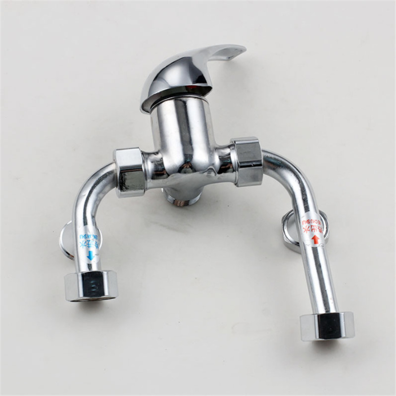 250克铜体钢管电热水器混水阀淋浴挂式u型明装混合阀水龙头厂家