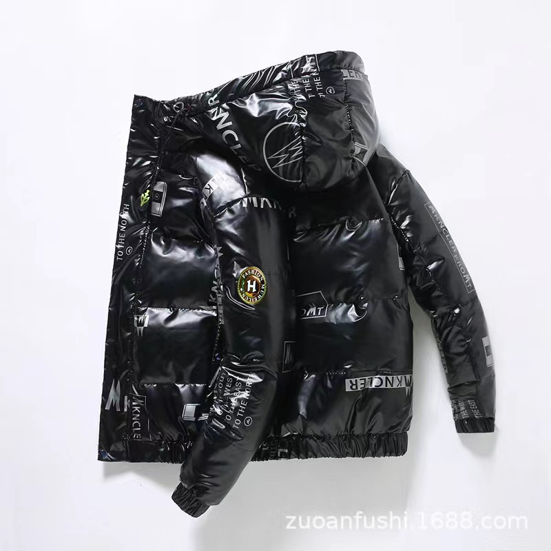 2023 New down Jacket Bright Surface Wash-Free Winter Men's and Women's Couple's Live Broadcast for One Piece Dropshipping Coat